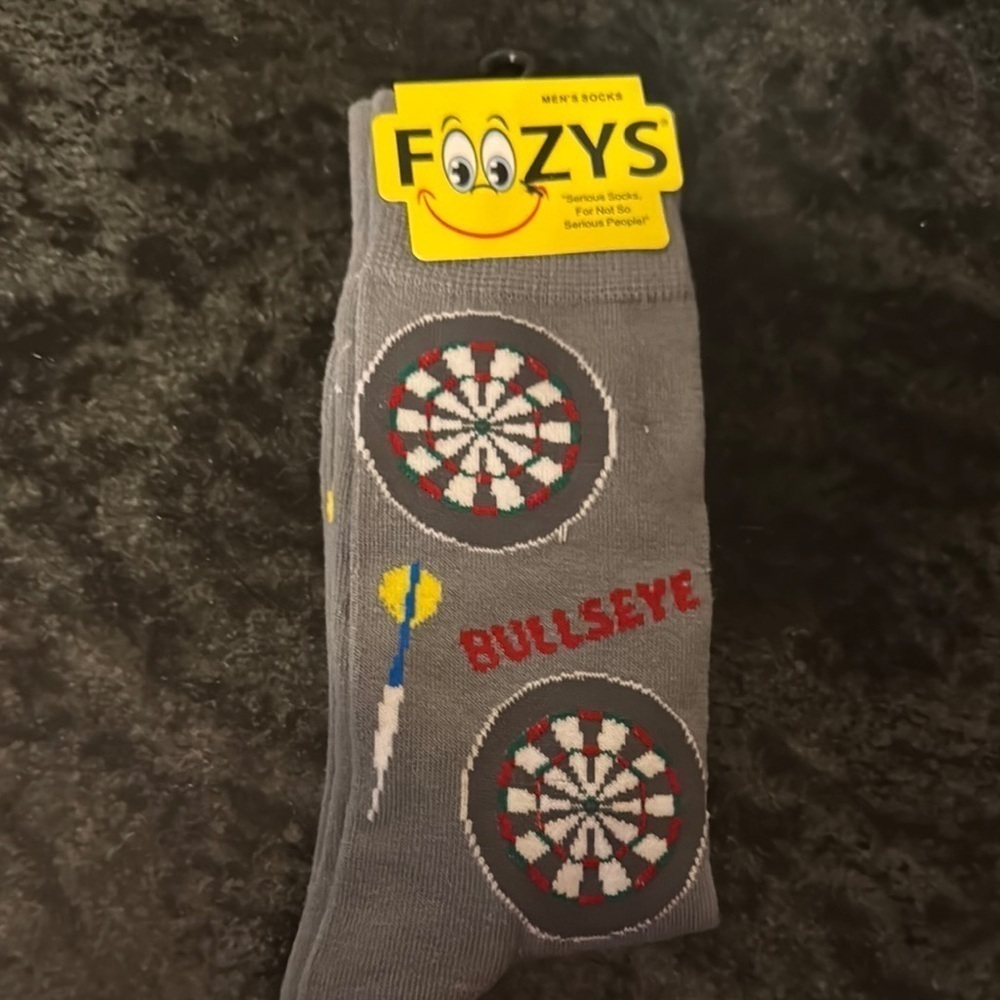 FOOZYS Grey Bullseye Socks